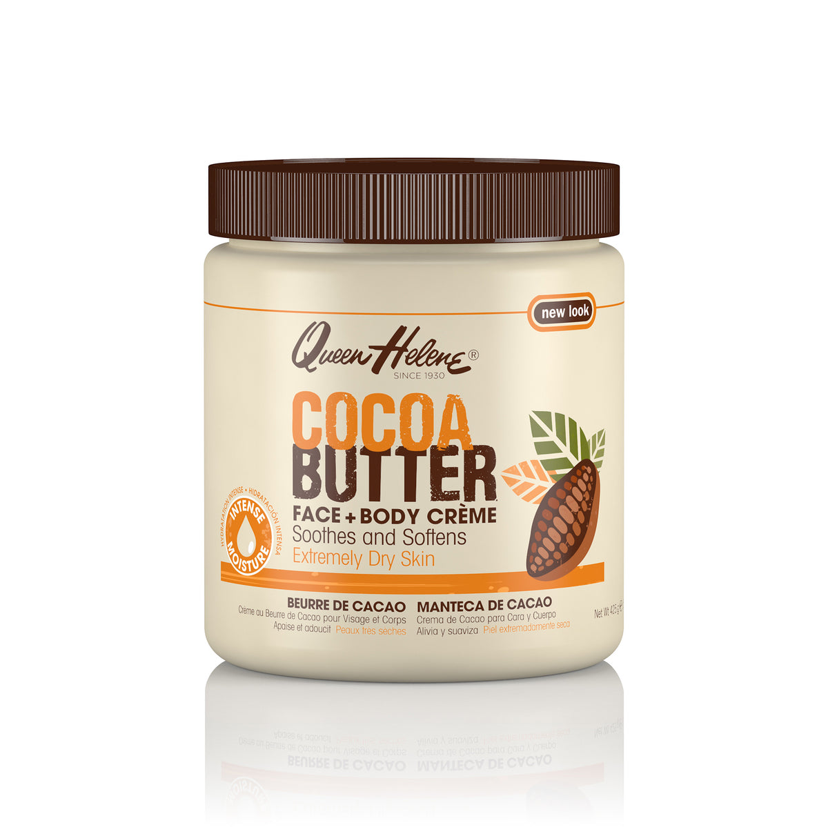 Queen Helene COCOA BUTTER - Face+Body Creme - Extremely Dry Skin