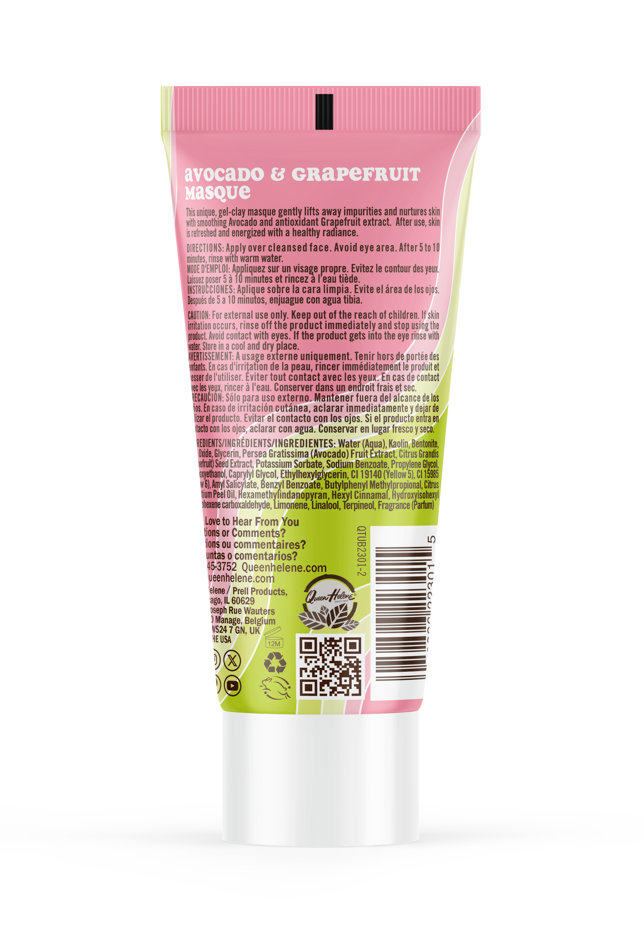 MASQUE AVOCADO & GRAPEFRUIT